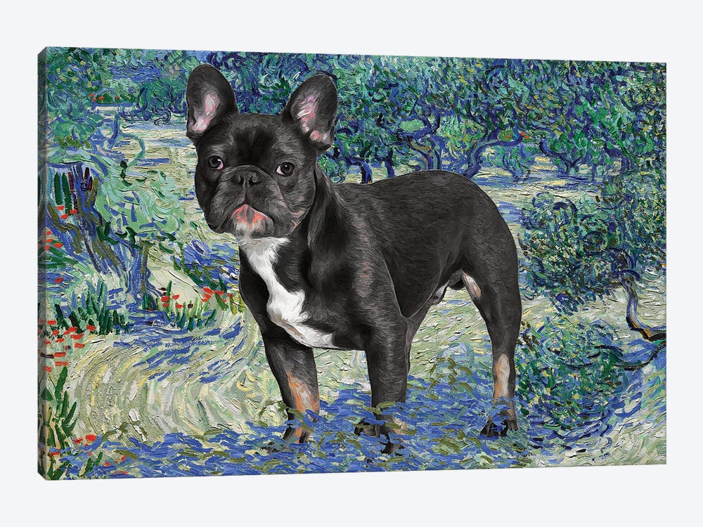 French Bulldog Olive Orchard by Nobility Dogs 1-piece Canvas Art Print