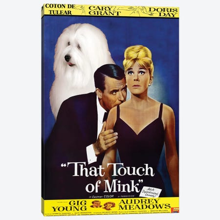 Coton De Tulear That Touch Of Mink Canvas Print #NDG376} by Nobility Dogs Canvas Print