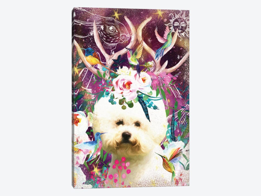 Bichon Frise Once Upon A Time by Nobility Dogs 1-piece Canvas Print