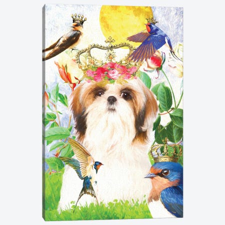 Shih Tzu Once Upon A Time Canvas Print #NDG443} by Nobility Dogs Canvas Art
