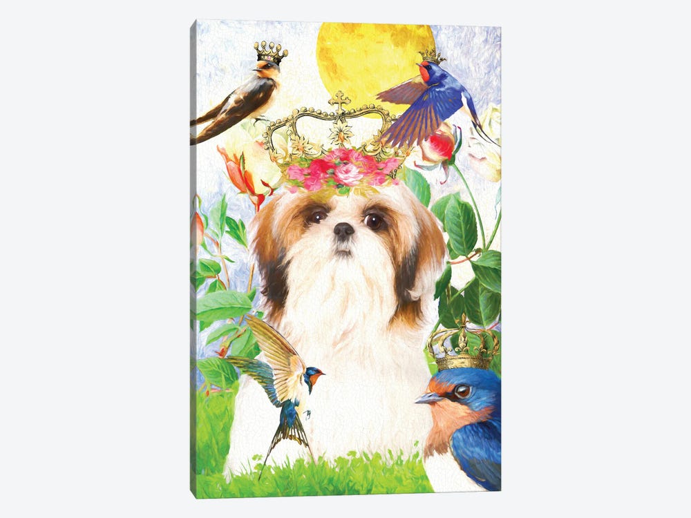 Shih Tzu Once Upon A Time by Nobility Dogs 1-piece Canvas Wall Art