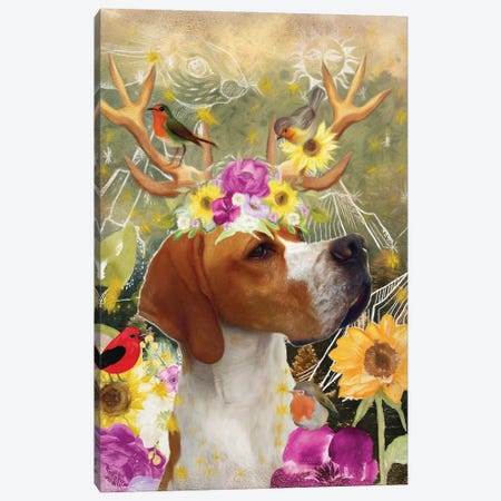 English Pointer Once Upon A Time Canvas Print #NDG449} by Nobility Dogs Canvas Art