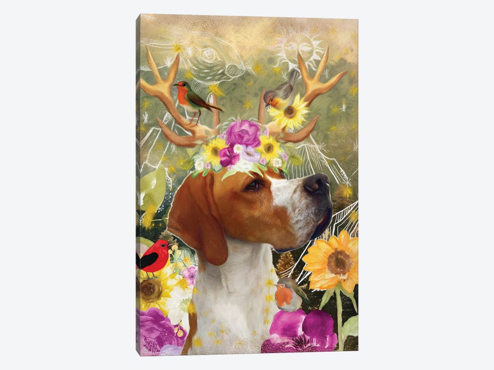 English Pointer Once Upon A Time by Nobility Dogs 1-piece Canvas Wall Art