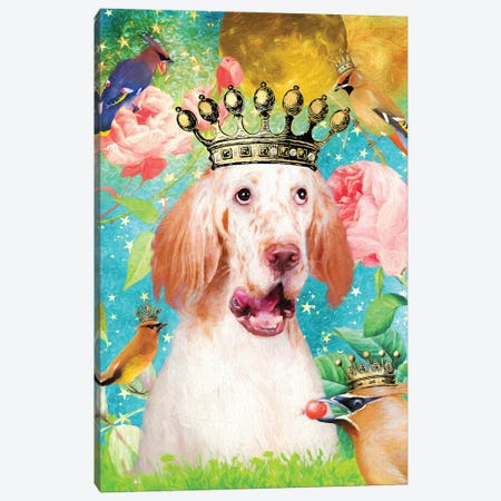 English Setter Once Upon A Time Canvas Print #NDG451} by Nobility Dogs Canvas Art Print