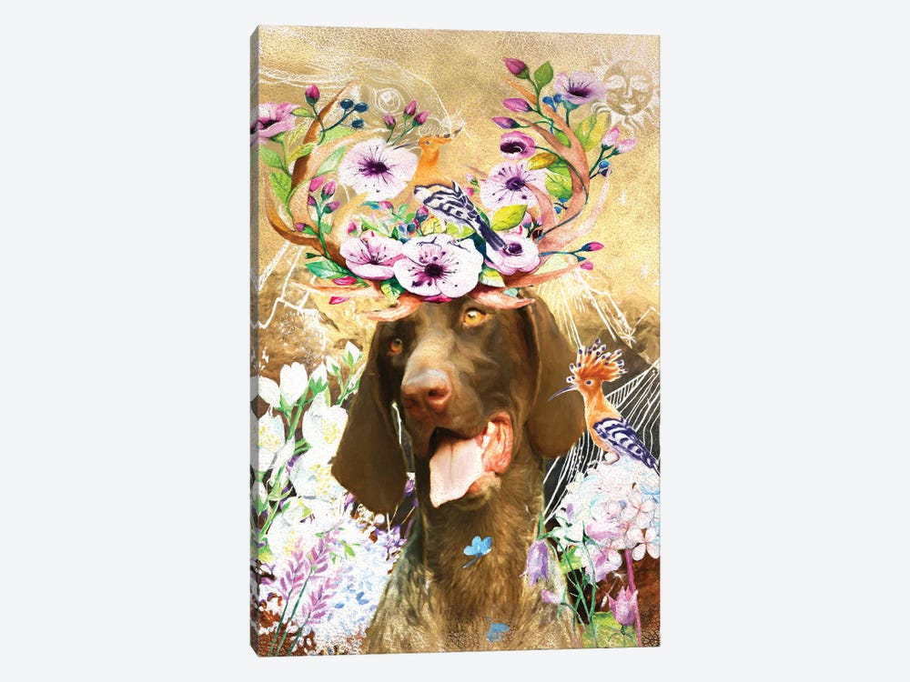 German Shorthaired Pointer Once Upon A Time by Nobility Dogs 1-piece Canvas Artwork