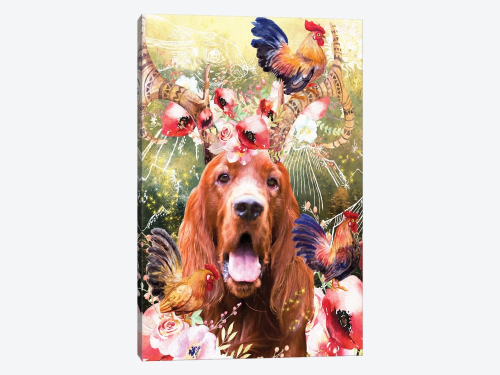Irish Setter Once Upon A Time by Nobility Dogs 1-piece Canvas Art Print
