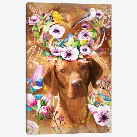 Vizsla Once Upon A Time Canvas Print #NDG459} by Nobility Dogs Canvas Art Print