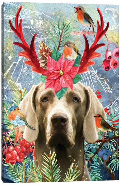 Weimaraner Once Upon A Time Canvas Art Print