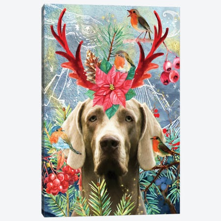 Weimaraner Once Upon A Time Canvas Print #NDG460} by Nobility Dogs Canvas Art