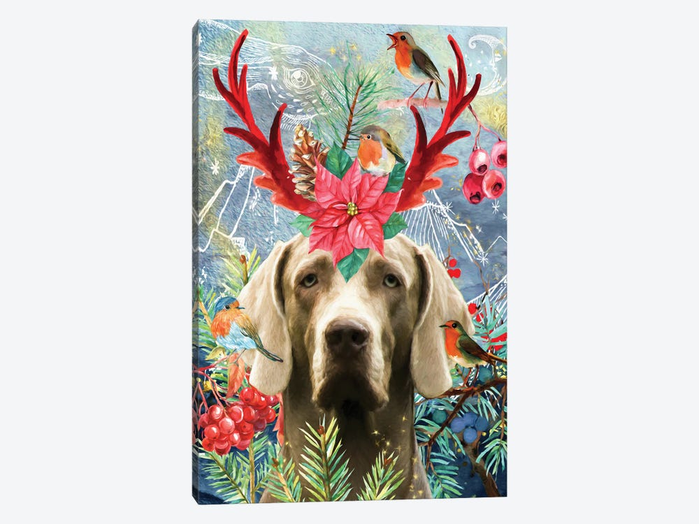 Weimaraner Once Upon A Time by Nobility Dogs 1-piece Canvas Art Print