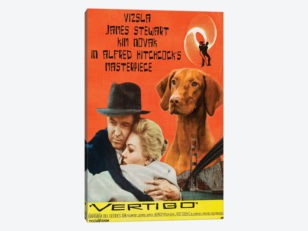 Vizsla Vertigo Movie by Nobility Dogs 1-piece Canvas Art