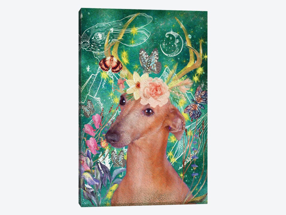 Italian Greyhound Once Upon A Time by Nobility Dogs 1-piece Canvas Wall Art