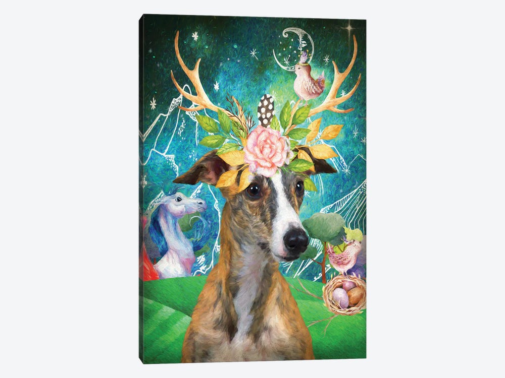 Whippet Once Upon A Time by Nobility Dogs 1-piece Canvas Print