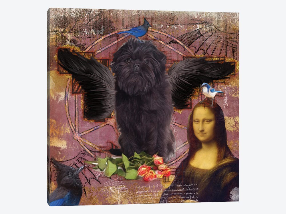 Affenpinscher Angel Da Vinci by Nobility Dogs 1-piece Canvas Art