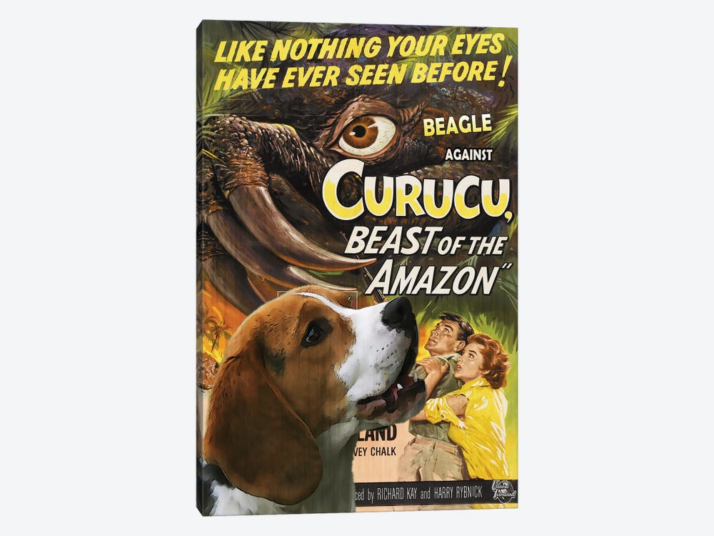 Beagle Curucu Movie by Nobility Dogs 1-piece Canvas Artwork