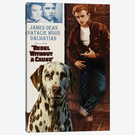 Dalmatian Dog Rebel Without A Cause Movie Canvas Print #NDG652} by Nobility Dogs Canvas Print