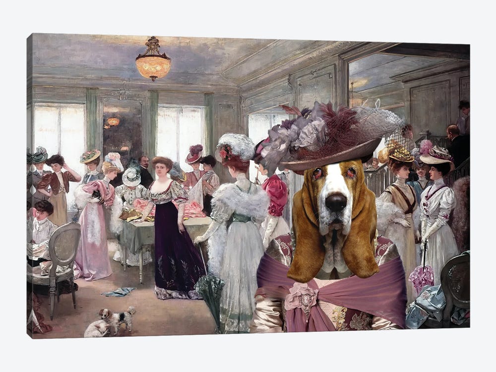 Basset Hound The Best Hat by Nobility Dogs 1-piece Art Print