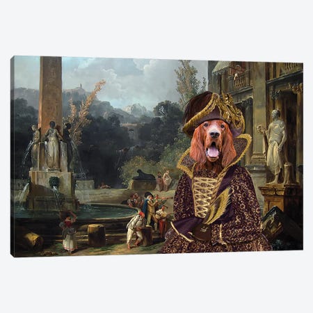 Irish Setter Concert For Lady Canvas Print #NDG700} by Nobility Dogs Art Print
