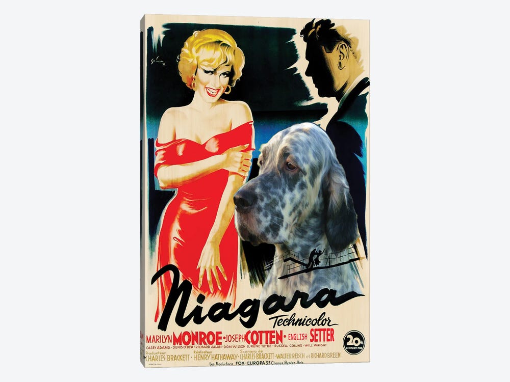 English Setter Niagara Movie by Nobility Dogs 1-piece Art Print