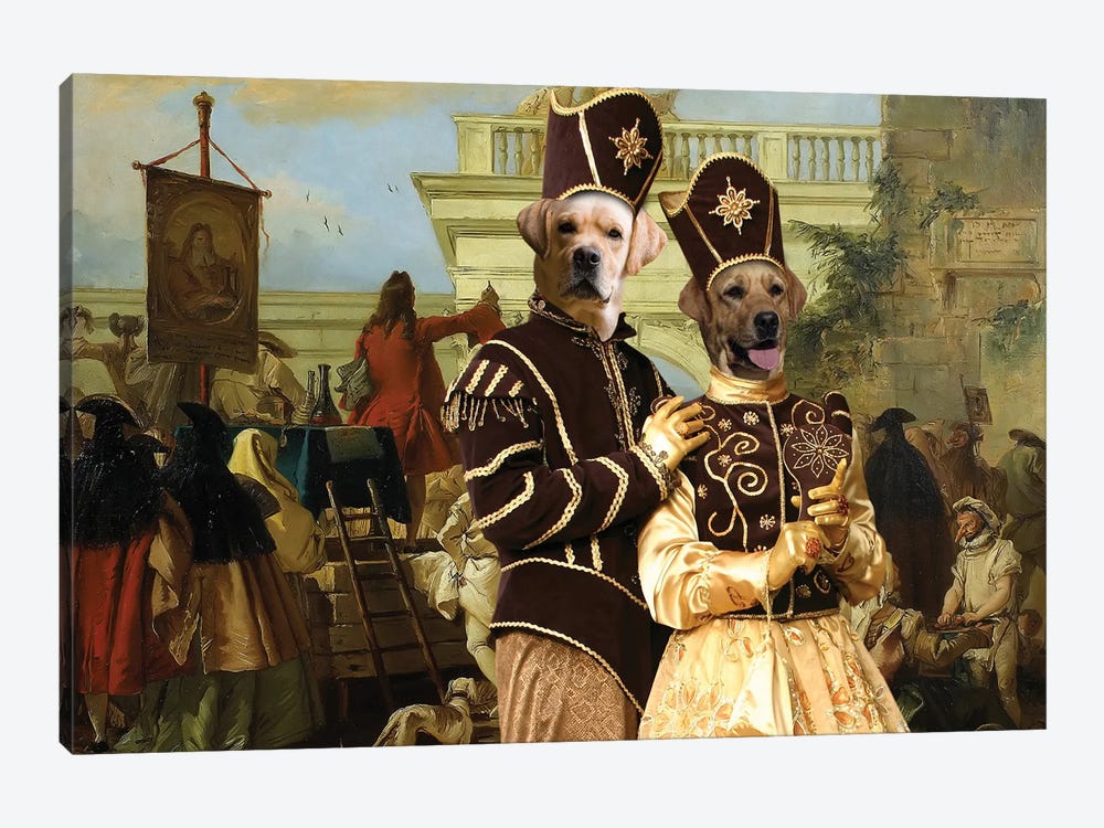 Labrador Retriever The Charlatan by Nobility Dogs 1-piece Canvas Art Print