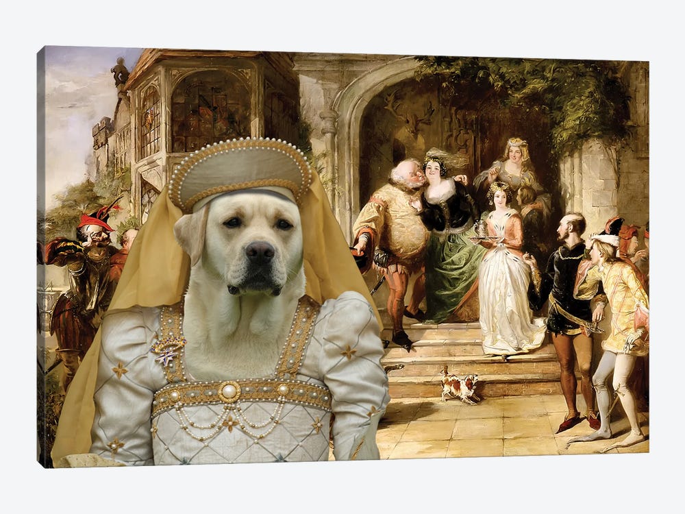 Labrador Retriever Merry Wives Of Windsor by Nobility Dogs 1-piece Canvas Art Print