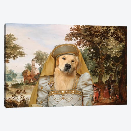 Golden Retriever Noble Lady Canvas Print #NDG781} by Nobility Dogs Canvas Print