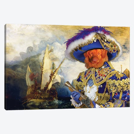 Nova Scotia Duck Tolling Retriever Return From The New World Canvas Print #NDG794} by Nobility Dogs Art Print