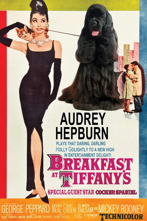 Black Cocker Spaniel Breakfast At Tiffany