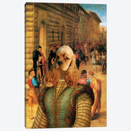 Cocker Spaniel Noble Lady Canvas Print #NDG804} by Nobility Dogs Canvas Print