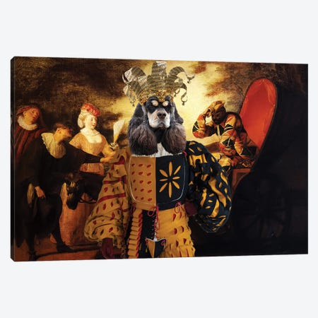 Cocker Spaniel Arlequin Canvas Print #NDG805} by Nobility Dogs Canvas Print