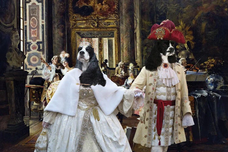 Cocker Spaniel A Concert At Versailles