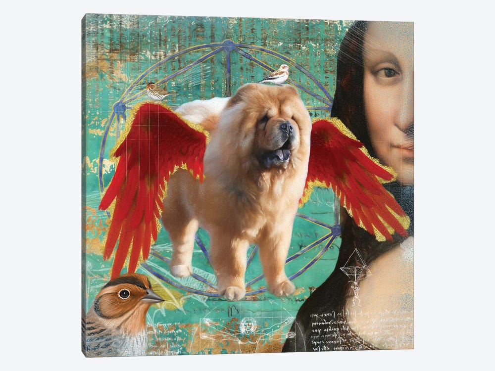 Chow Chow Angel by Nobility Dogs 1-piece Canvas Art
