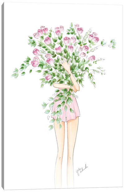 Spring Roses Canvas Art Print - Nadine de Almeida
