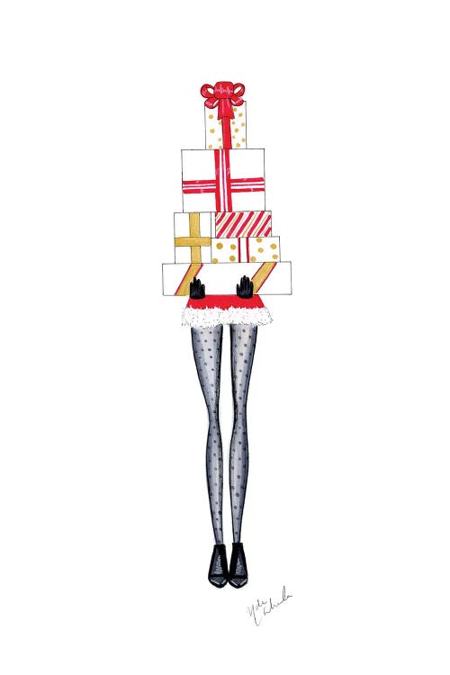 Mrs Claus by Nadine de Almeida wall art