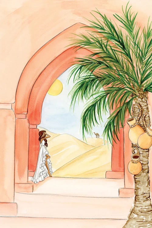 Desert Oasis by Nadine de Almeida wall art