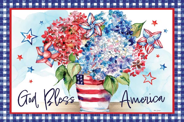Hydrangeas: God Bless America Bouquet by Nicole Decamp