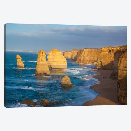 Twelve Apostles, Port Campbell National Park along the Great Ocean Road in Victoria, Australia. Canvas Print #NDS3} by Michele Niles Canvas Art