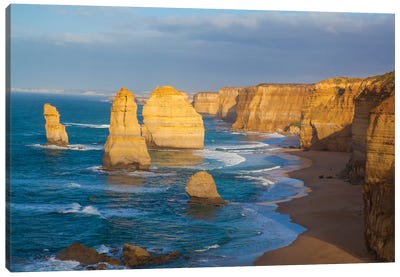 Twelve Apostles, Port Campbell National Park along the Great Ocean Road in Victoria, Australia. Canvas Art Print - Victoria Art