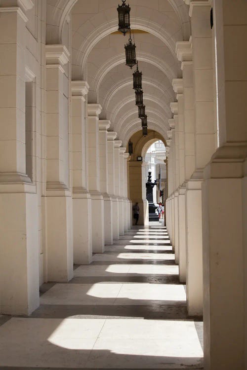 Beautiful architecture in Old Havana, Cuba.