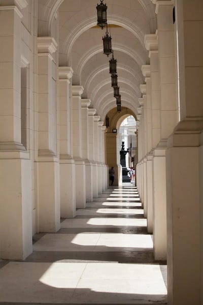 Arches: Beautiful architecture in Old Havana, Cuba. by Michele Niles