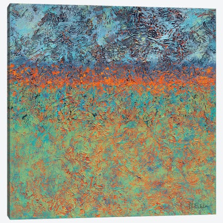 Heated Horizon Canvas Print #NEC21} by Nancy Eckels Art Print
