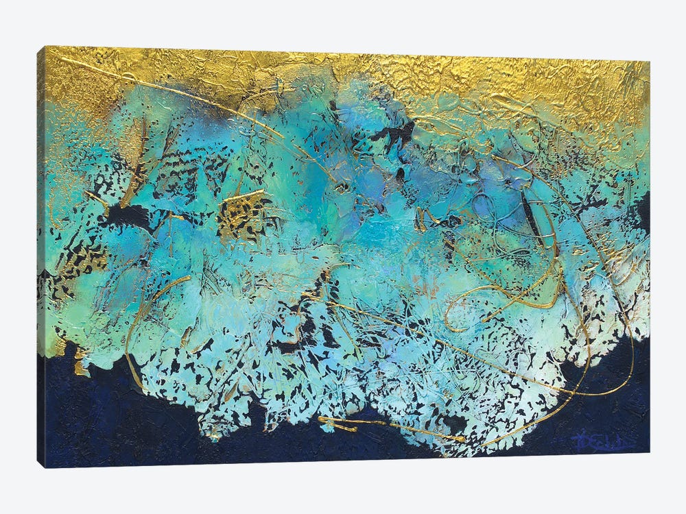 Ocean Lace by Nancy Eckels 1-piece Canvas Wall Art