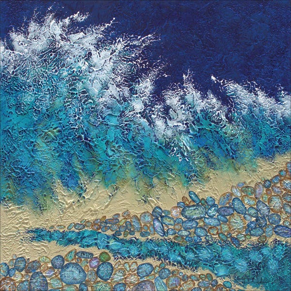 Ocean Treasures: Rocky Beach II by Nancy Eckels