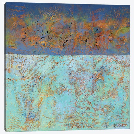 Seaside Sunset Canvas Print #NEC49} by Nancy Eckels Canvas Print