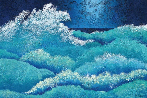 Ocean Blues: Shy Moon by Nancy Eckels