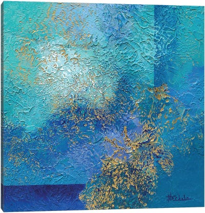 Sparkling Ocean Canvas Art Print - Nancy Eckels