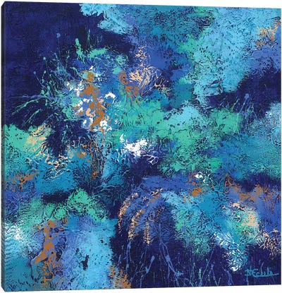 Splash And Splatter Canvas Art Print - Nancy Eckels