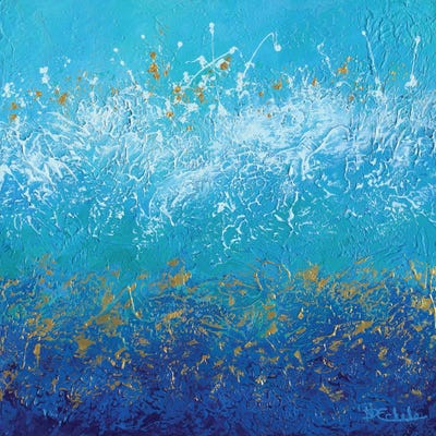 Splashy Wet by Nancy Eckels art print