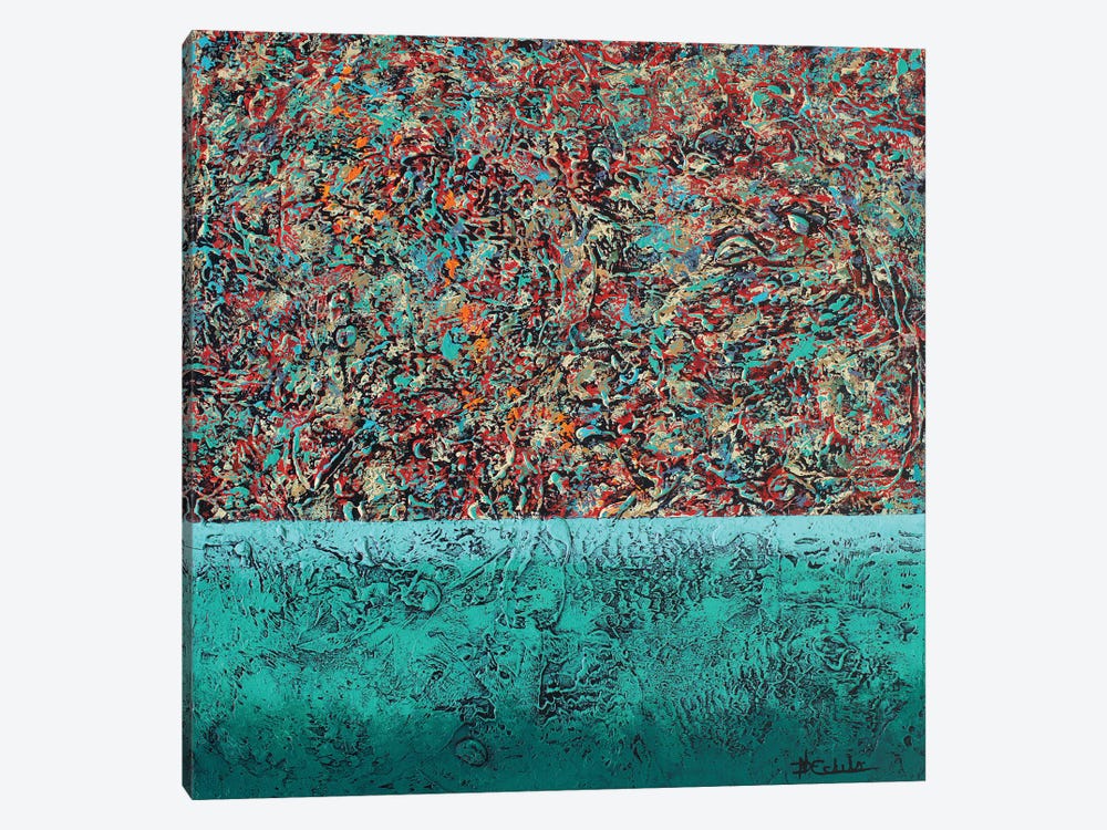 Texture Love by Nancy Eckels 1-piece Canvas Print
