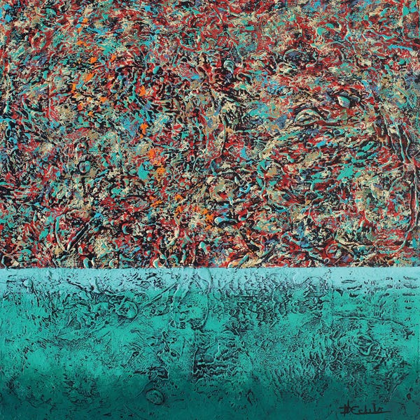 Jewel Tone Abstracts: Texture Love by Nancy Eckels